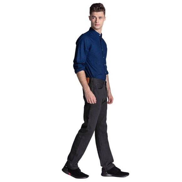 NWOT Levis Mens 505 Regular Fit Black Jeans - Picture 1 of 13